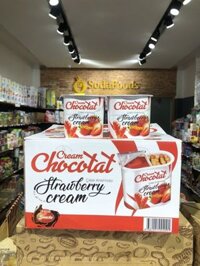 Bánh que chấm kem Hương Dâu – Thùng 24 hộp