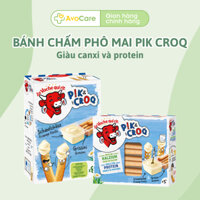 Bánh que chấm phô mai con bò cười Pik Croq giàu canxi và protein béo ngậy cho bé ăn dặm hàng Pháp