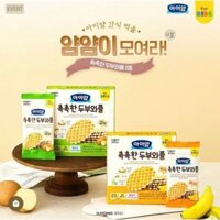 Bánh quế đậu hũ non Ildong vị chuối, vị khoai tây hộp 64g, hộp có 4 túi nhỏ