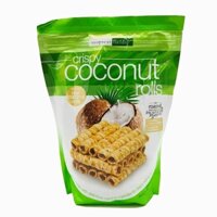 Bánh Quế Dừa Hữu Cơ Tropical Fields Organic Crispy Coconut Rolls 312g