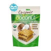 Bánh quế dừa Tropical Fields Organic Crispy Coconut Rolls của Mỹ 312g