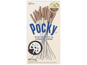 Bánh que Glico Pocky cookies & cream hộp 40g