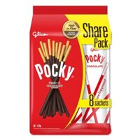 Bánh que Glico Pocky vị socola gói 176g (từ 3 tuổi)