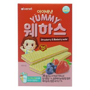 Bánh quế Ivenet Hàn Quốc vị dâu – 40g (9m+)
