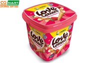Bánh Quế Julie's Love Letter Vị Dâu Hộp 360g