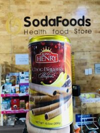 Bánh quế King Henry -vị kem socola chuối (lon 300g)