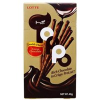 Bánh que Lotte Toppo vị cacao nhân socola hộp 40g (từ 3 tuổi)
