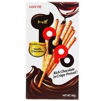 Bánh que Lotte Toppo vị vani nhân socola hộp 40g (từ 3 tuổi)