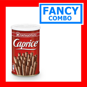 Bánh quế nhân kem vani Caprice Papadopoulos 115g