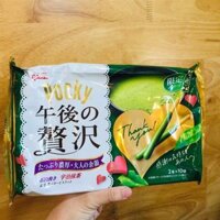 Bánh que phủ trà xanh Glico Pocky Uji Nhật (20 cái)