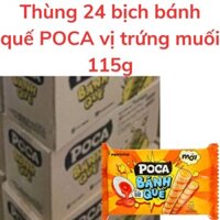 Bánh quế POCA vị trứng muối bịch 115g