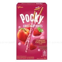 Bánh Que Pocky Trái Cây Sữa Chua Dâu Đào Hộp 38G