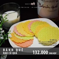 Bánh quế rau củ quả thủ công cho bé ăn dặm từ 8 tháng tuổi