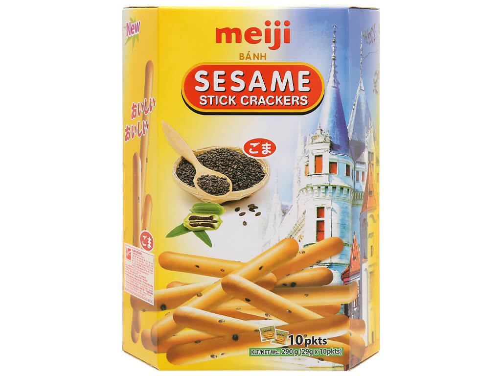 Bánh que Sesame Meiji hộp 290g