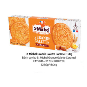 Bánh qui bơ St Michel Grande Galette Caramel - 150g