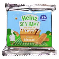 Bánh qui dành cho trẻ em Biscotti Heinz vị Chuối (Gói 60g)