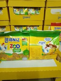 Bánh Qui Lúa Mì Và Yến Mạch Hình Thú Leibniz Zoo gói 100g