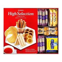 Bánh Quy & Bánh Xốp Tổng Hợp, High Selection, Assorted Biscuits & Wafers (333.2g) - BOURBON