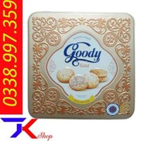 Bánh quy Bibica  Goody Gold Hộp Thiếc 350G