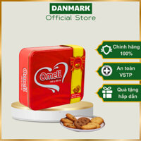 Bánh Quy Bơ Cookies Omeli Hộp Thiếc Vuông 540g