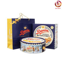Bánh Quy Bơ Danisa Hộp Thiếc Tặng Kèm Túi Hộp 454Gram
