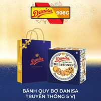 Bánh quy bơ DANISA truyền thống 908g – Hộp thiếc