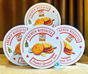 Bánh quy bơ France Gourmet Jour St Michel hộp thiếc 150g