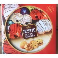 Bánh Quy Bơ Jestic hộp thiếc 450g bánh kẹo hải hà