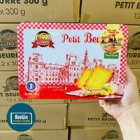 Bánh Quy Bơ La Dory Petit Beurre Hộp Thiếc 300g B120, Bánh Kẹo Tết - BeeGin Food