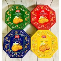 Bánh Quy Bơ LAGO Frollini Lục Giác Hộp Thiếc 320G