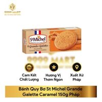 Bánh Quy Bơ St Michel Grande Galette Caramel 150g Pháp