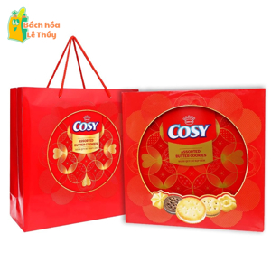 Bánh quy bơ thập cẩm kẹp kem Cosy hộp 546g