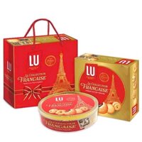 Bánh Quy Bơ Thập Cẩm LU Cookies Hộp Thiếc (Hộp 708g + Túi Giấy)