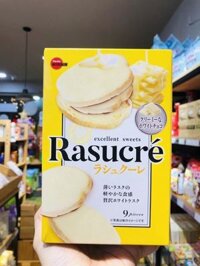 Bánh quy Bourbon Rasucre vị Socola trắng hộp 100gr – Hộp
