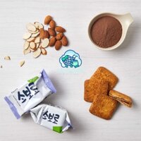 Bánh Quy Cacao Hạnh Nhân Hàn Quốc Crown Soboro Cracker 240g B135 - Siêu Thị BeeGin