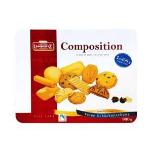 Bánh quy Composition Lambertz hộp thiếc 900g