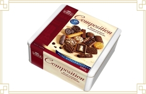 Bánh quy Composition Lambertz hộp thiếc 900g