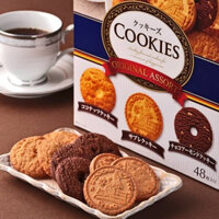 Bánh Quy COOKIES ORIGINAL ASSORT Bánh Nhật Chính Hãng 3 VỊ (HỘP 48 CÁI)