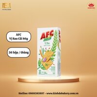 Bánh quy cracker AFC Dinh Dưỡng - vị rau cải 86g
