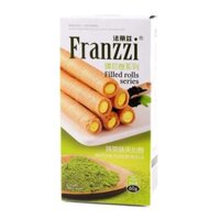 Bánh Quy Cuộn Nhân Kem Trà Xanh, Filled Rolls Series, Matcha Flavor (60g) - FRANZZI