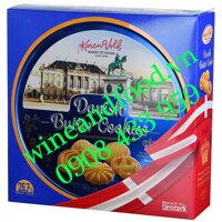 Bánh quy Đan Mạch Danish Butter Cookies Karen Volf hộp thiếc 681g