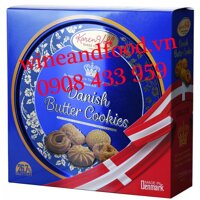 Bánh quy Đan Mạch Danish butter Cookies Karen Volf hộp thiếc 454g