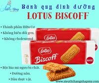 Bánh quy dinh dưỡng LOTUS BISCOFF thanh 250gr