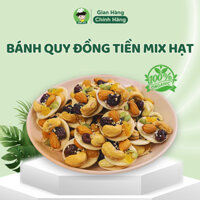 Bánh Quy Đồng Tiền Mix Hạt Dinh Dưỡng,Eatclean, Healthy, Bánh Siêu Hạt Dinh Dưỡng, Bánh Nổ Mix Hạt Ăn Chay Ăn Thô