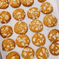 Bánh quy dừa hạnh nhân nguyên cám