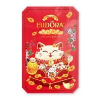 Bánh Quy EUDORA Mèo Thần Tài Hộp Giấy 110g – Butter Cookies & Assorted