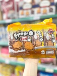 Bánh Quy Free-O Duo Nhân Kem Phô Mai Thái Lan (16g x 24 gói)