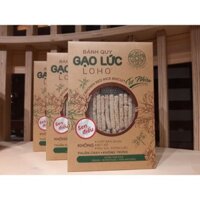 Bánh quy gạo lứt sen điều Loho_ Brown red rice biscuit