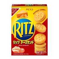 Bánh Quy Giòn Kẹp Kem Phô Mai, Ritz Crackers, Cheese Sandwich, 12 Cái (106g) - NABISCO