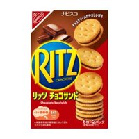 Bánh Quy Giòn Kẹp Kem Socola, Ritz Crackers, Chocolate Sandwich, 12 Cái (106g) - NABISCO
